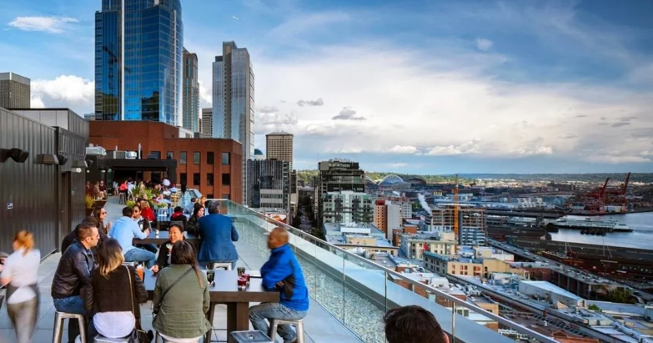 Impresionantes azoteas de Seattle para vistas, bebidas y comida