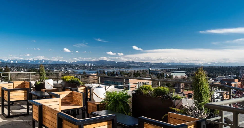Impresionantes azoteas de Seattle para vistas, bebidas y comida